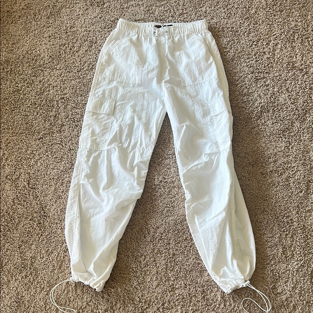 No Boundaries White Track/Cargo Pants